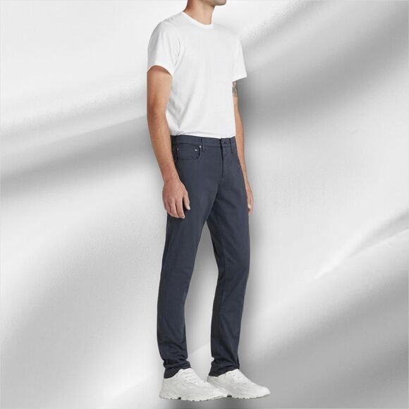 EDWIN Men’s Maddox 5 Pockets Slim Pants in the Size 30X32 in Navy Blue Color - Picture 7 of 9